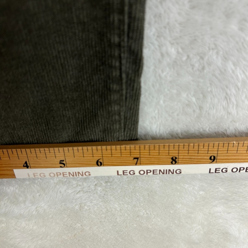Bonobos Corduroy Pants Mens 33x30 Olive Green Slim Athletic Straight Fit Casual - Picture 15 of 16